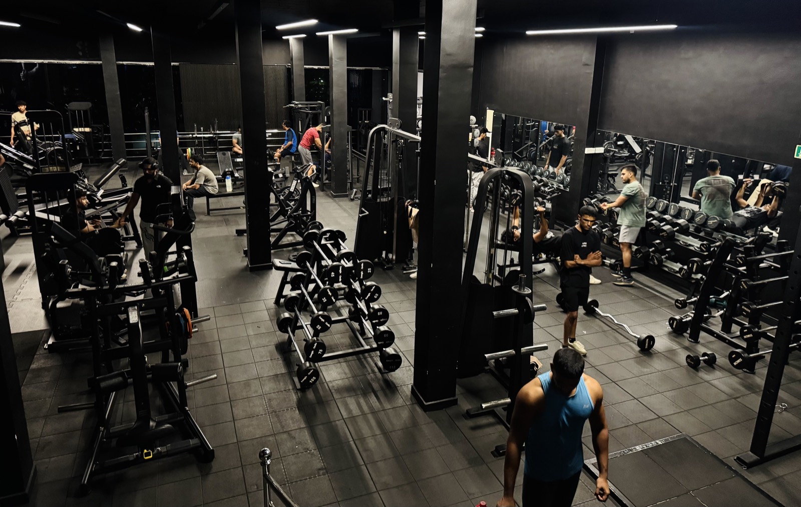Members training across the floor at Premium Fitness